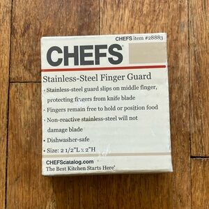 Chefs Stainless Steel Finger Guard